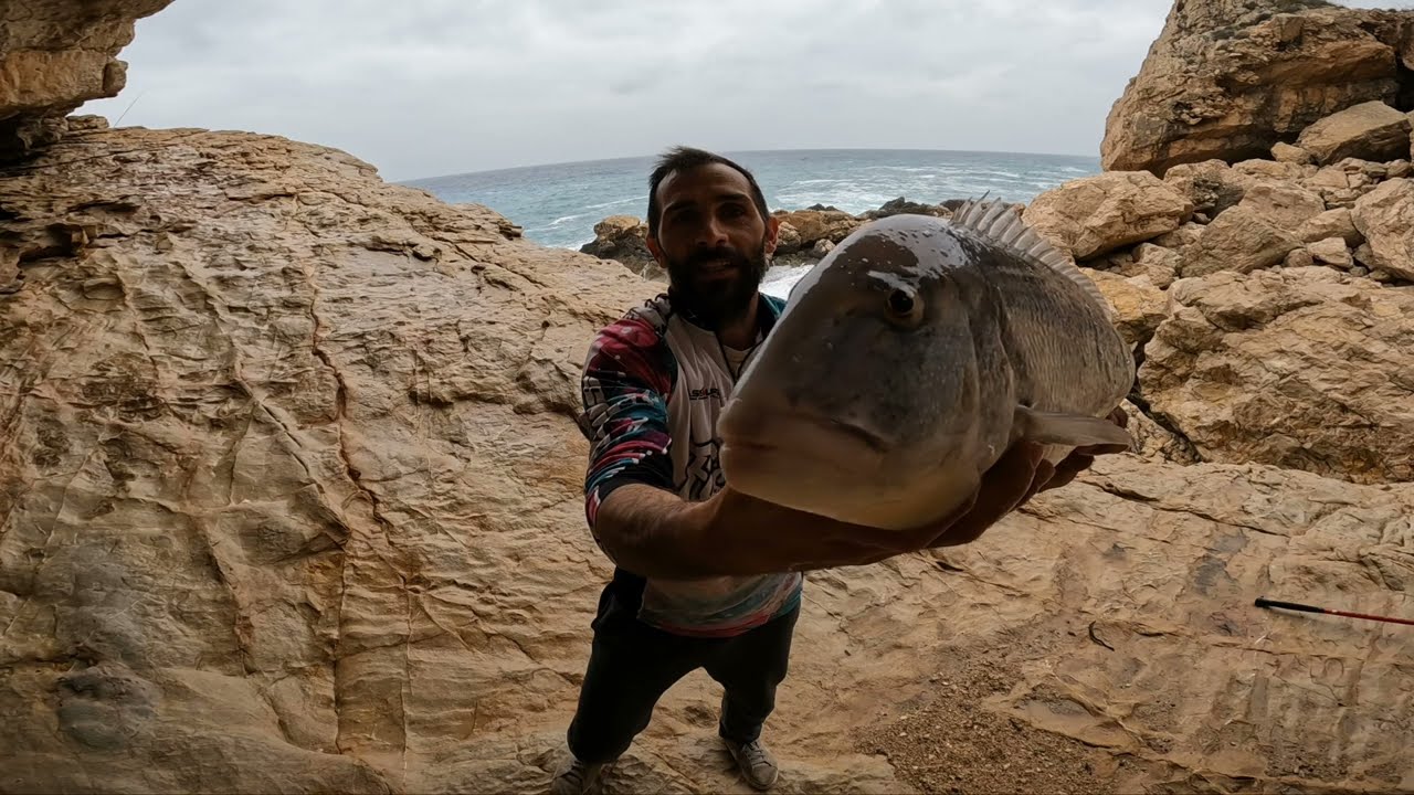 Pesca extrema en acantilados✅️La pesca del denton  ✅️