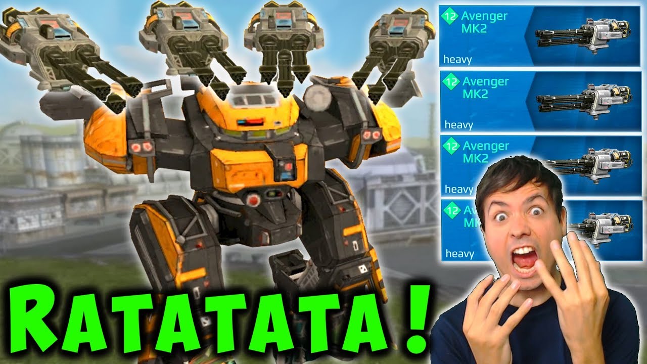 НОВЫЙ BEHEMOTH AVENGER Mk2 с максимальным уроном &mdash; Геймплей War Robots, обновление 5.3 WR