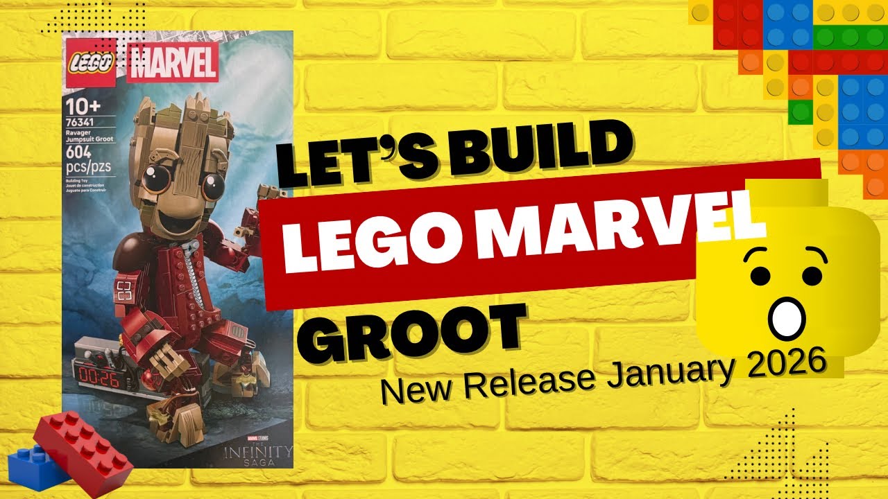 Let’s Build Lego Marvel Groot Together #lego #marvellego #groot #legobuild 