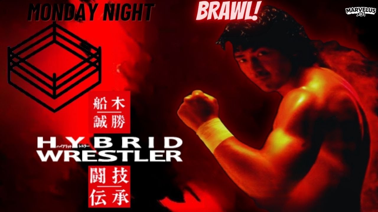 Monday Night bRAWl!: Обзор и геймплей гибридного рестлера Фунаки Масакацу | Реалистичные ощущения...