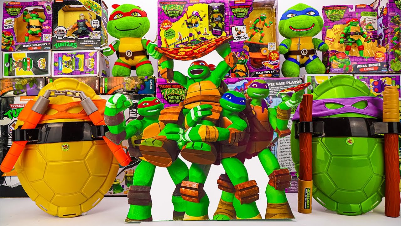 Teenage Mutant Ninja Turtles Unboxing | Secret Box of 4 Ninja Turtle Warriors | Battle Arena Playset