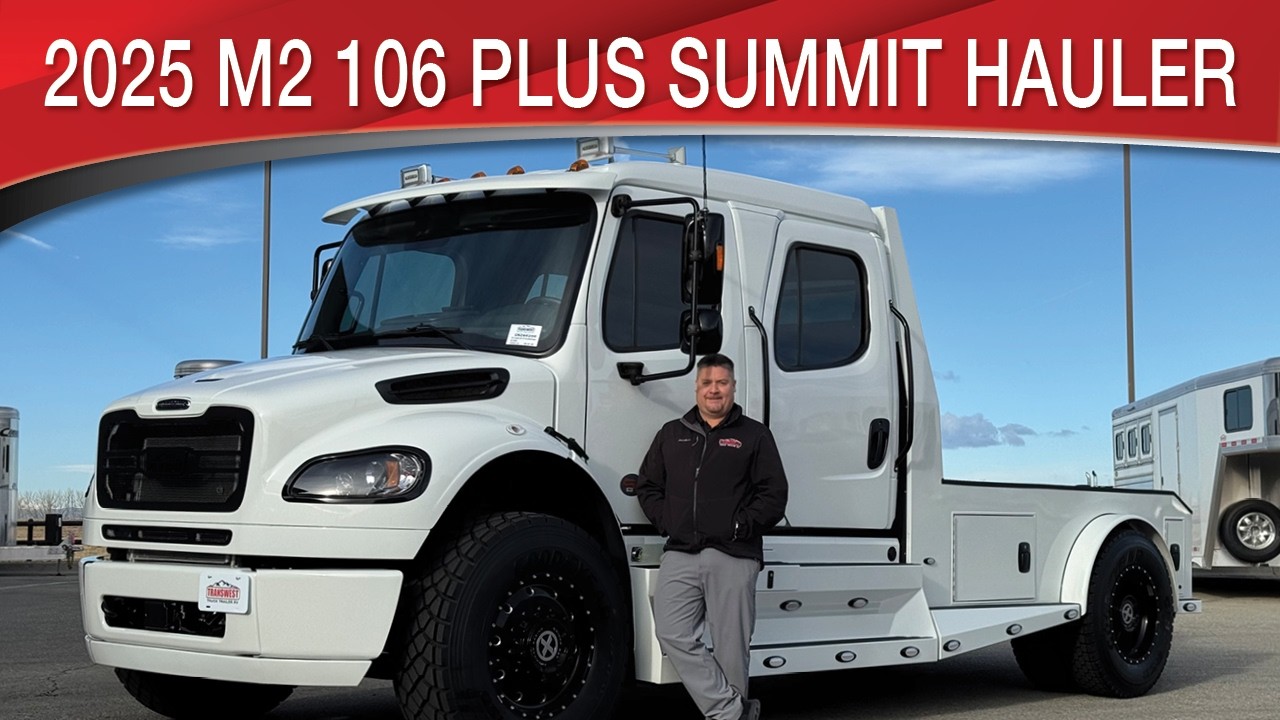 2025 Freightliner M2 106 Plus Summit Hauler Blacked Out