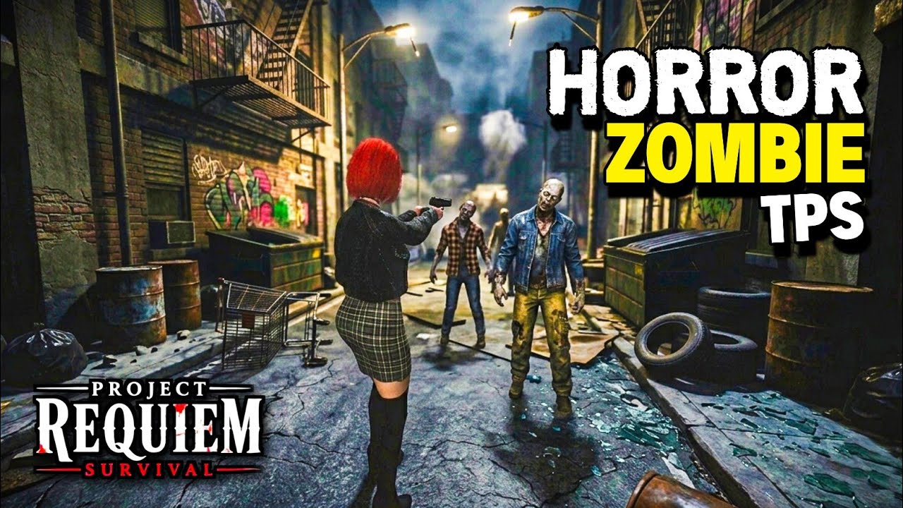 Project Requiem: Horror Zombie TPS First Look! Gameplay (Offline) Android IOS