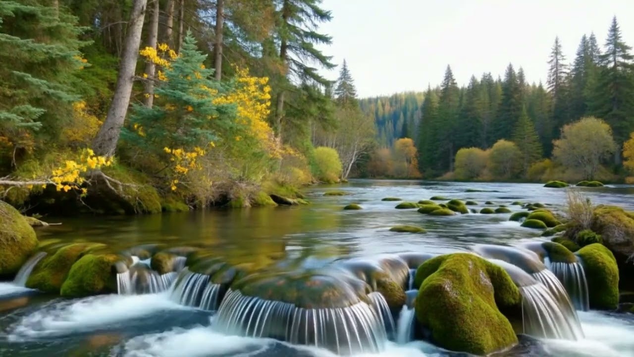 Deep Calm Nature Sounds 🌊 River Sounds with Birds for Nervous System Reset