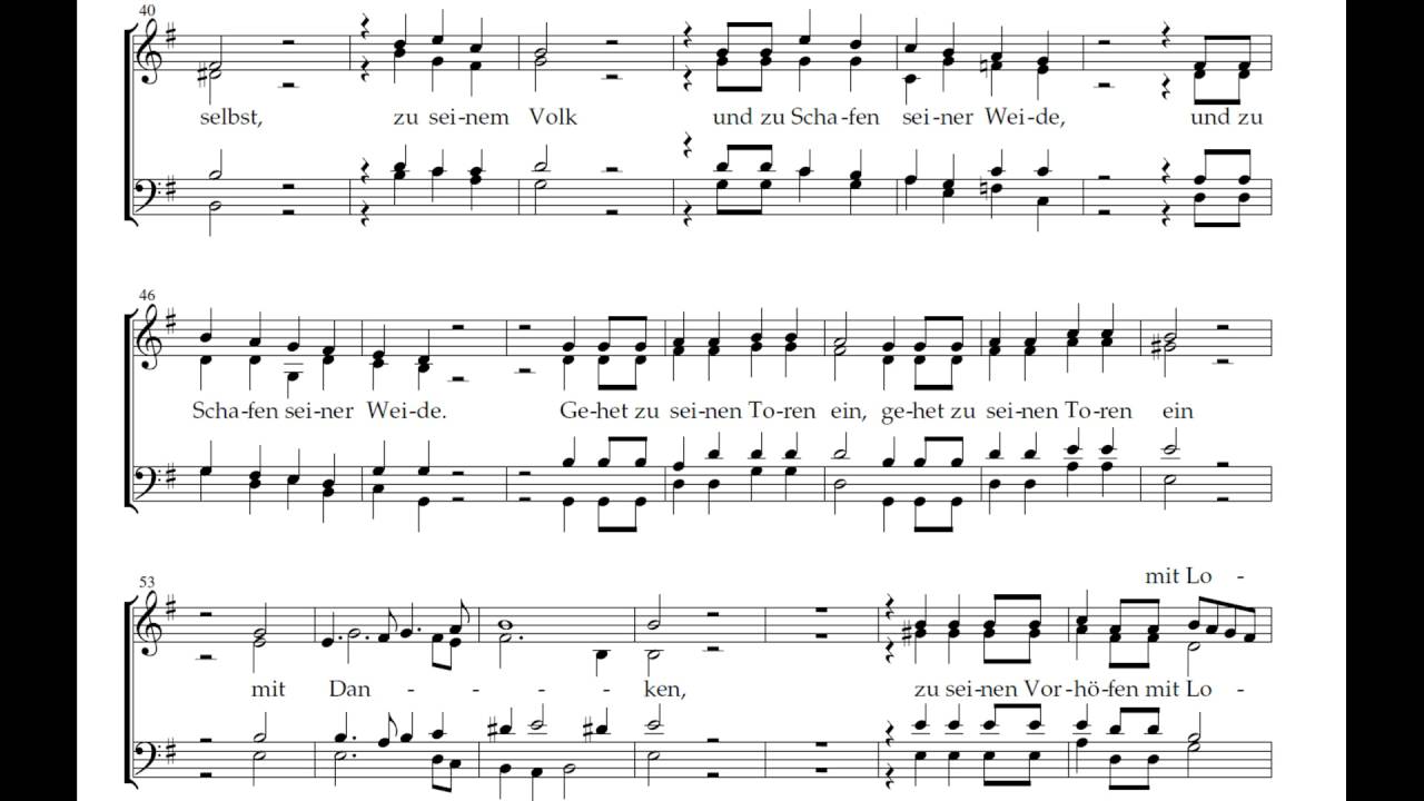 Heinrich Schütz - Jauchzet dem Herren - Psalm 100 (SWV 36) - Einstudierung - Sopranstimme