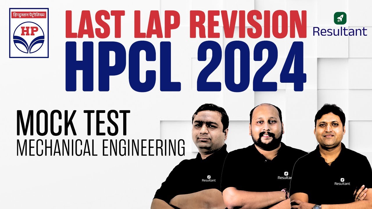 HPCL 2024 | HPCL Mock Test | Mechanical Engineering (ME) | Last Lap Revision