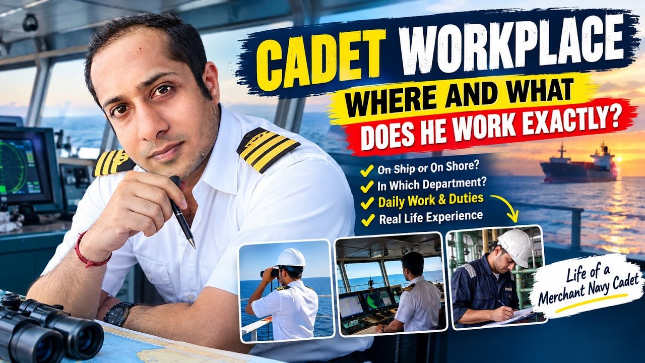 Deck Cadet Workplace | Where and What he Work