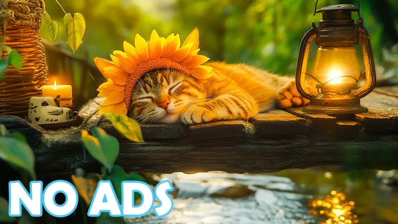 12 часов успокаивающей музыки для кошек 🐱Мягкие звуки, снимающие тревогу у кошек 🎶Спокойная музыка