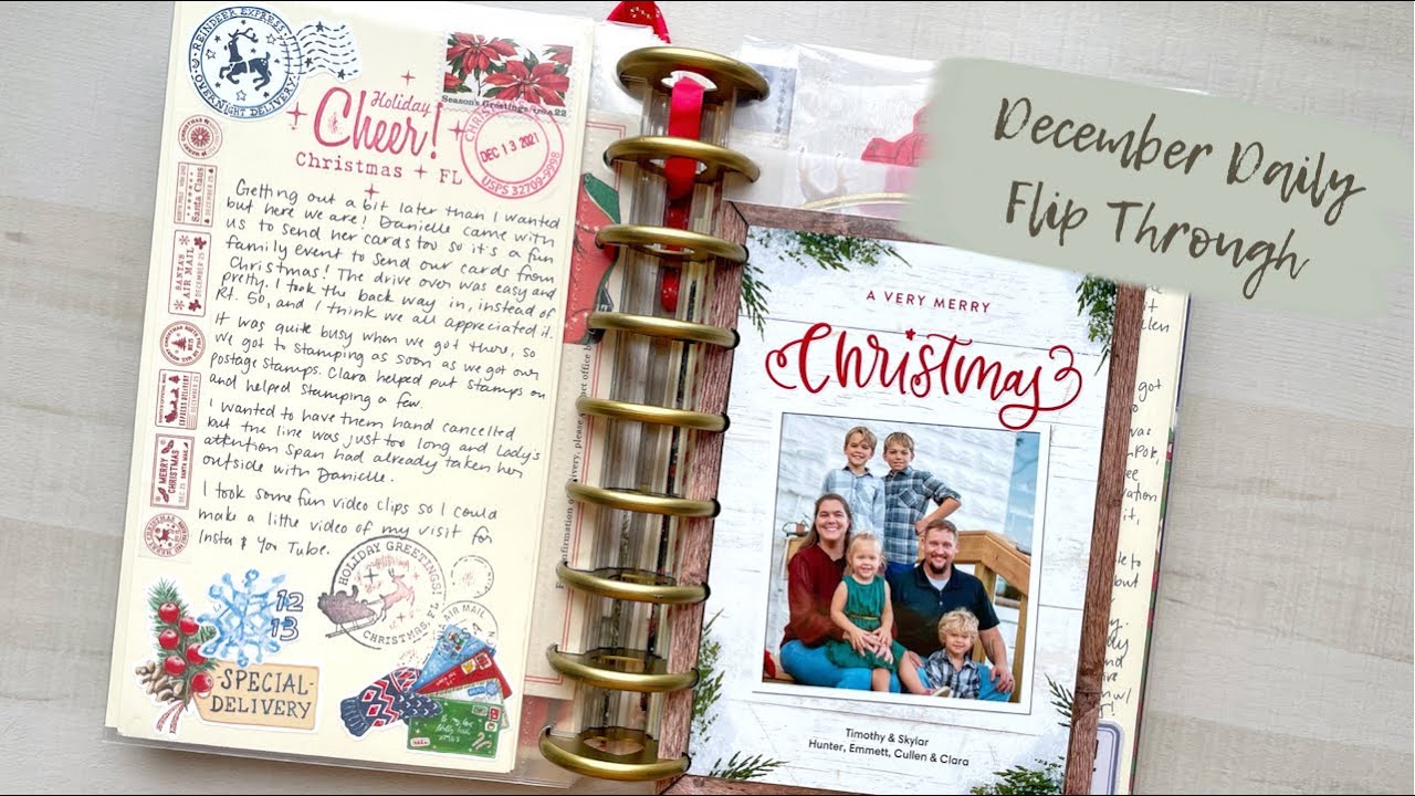 December Daily 2021 Flip Through
