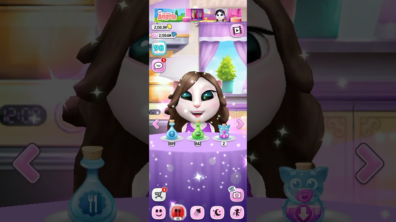 My talking Angela 100 level 💖💖🤩🤩😍😍
