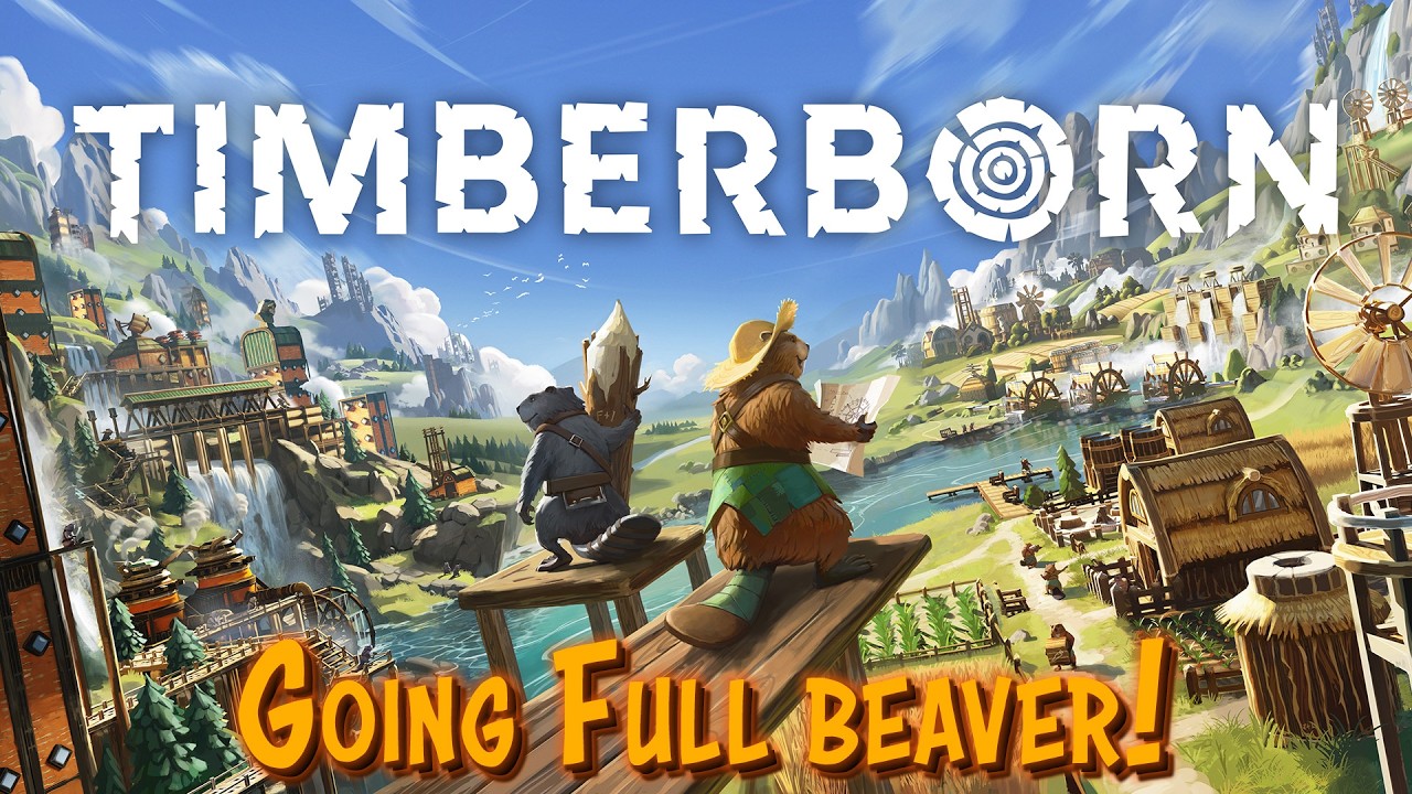 Going Full Beaver in Timberborn! | Lumberpunk City Builder LIVE 🦫🪵
