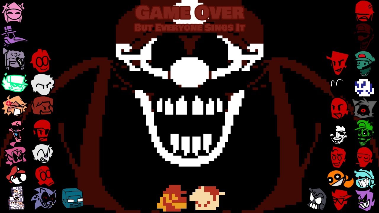 GAME OVER but everyone sings it REMAKE ! - SMB Funk Mix: Game Over BETADCIU
