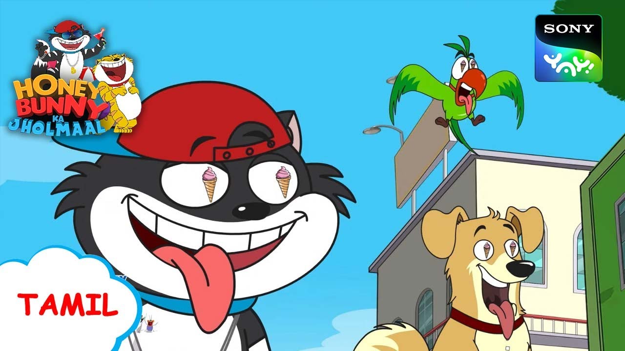 தலைகீழாக மினுமினுப்பு | Honey Bunny Ka Jholmaal | Full Episode In Tamil | Videos For Kids