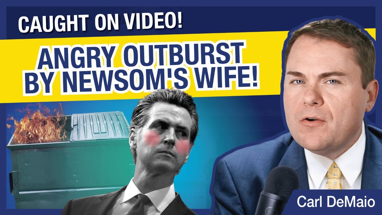 VIDEO: Angry Outburst by Gavin Newsom's Wife!
