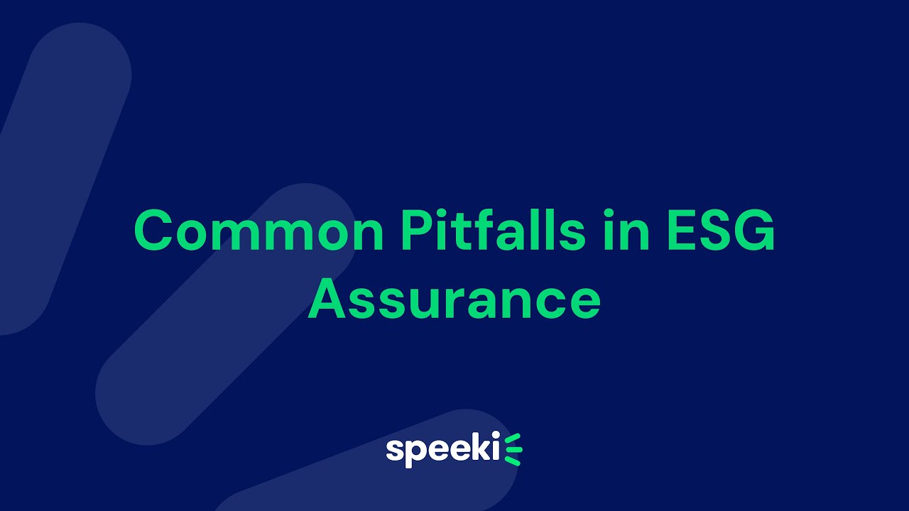 Andrew Henderson | Common Pitfalls in ESG Assurance