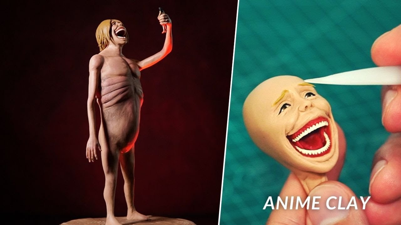 Sculpting Smiling Titan | Attack On Titan | Shingeki No Kyojin