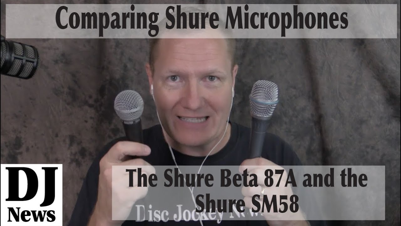 Testing #Shure Microphones: SM58 and Beta 87A Hand Held Mics