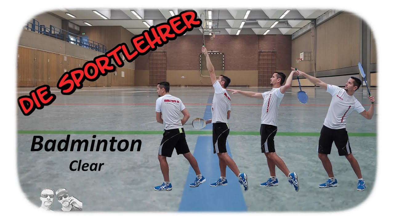 Badminton - Vorhand-Überkopf Clear