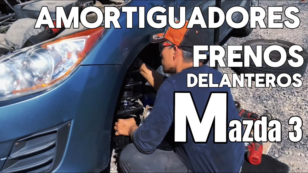 Amortiguadores ensamblados y frenos delanteros MAZDA3 2010 2.0