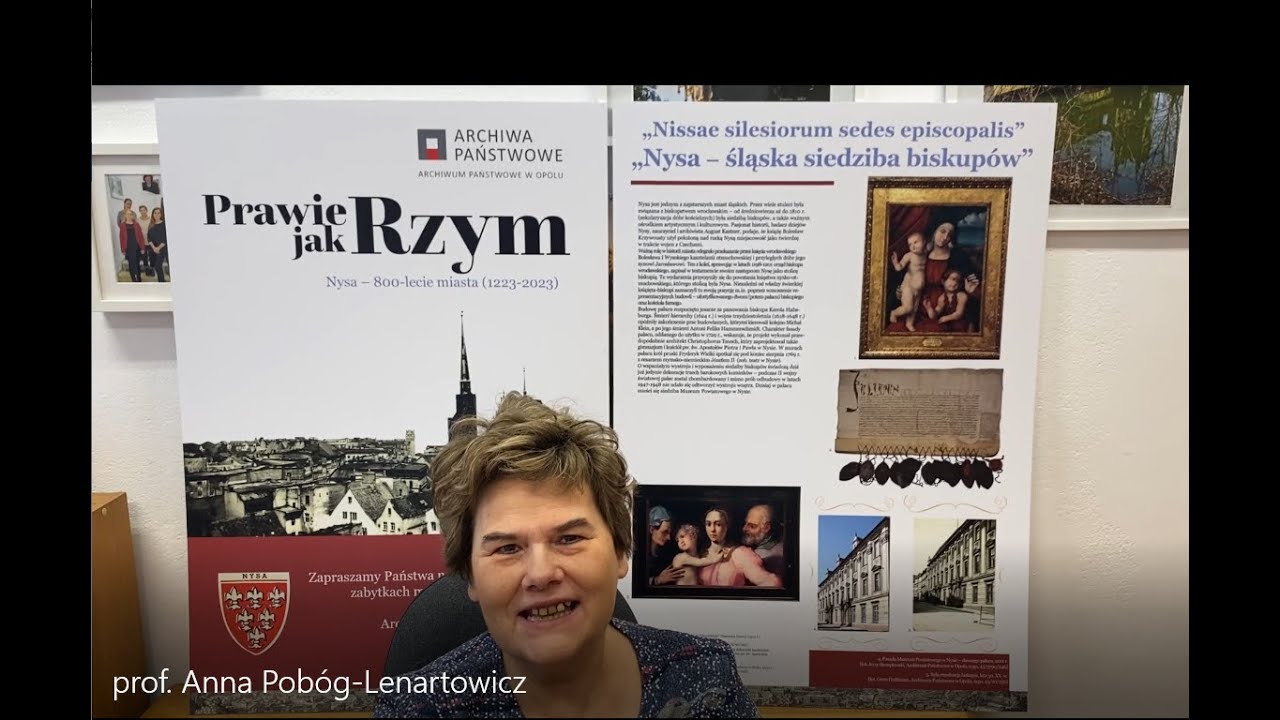 prof.  Anna Pobóg Lenartowicz o Nysie jednym z najstarszych miast na Śląsku i w Polsce