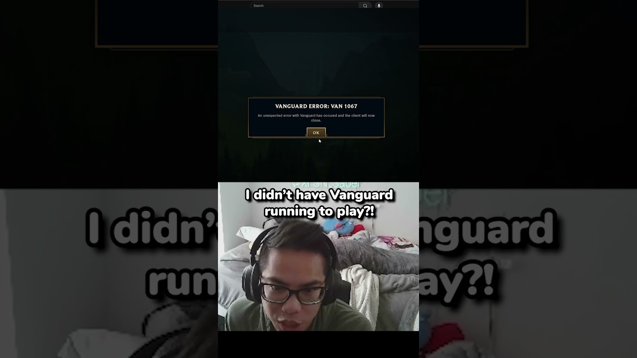 Riot Games VANGUARD Kicks Me Out...