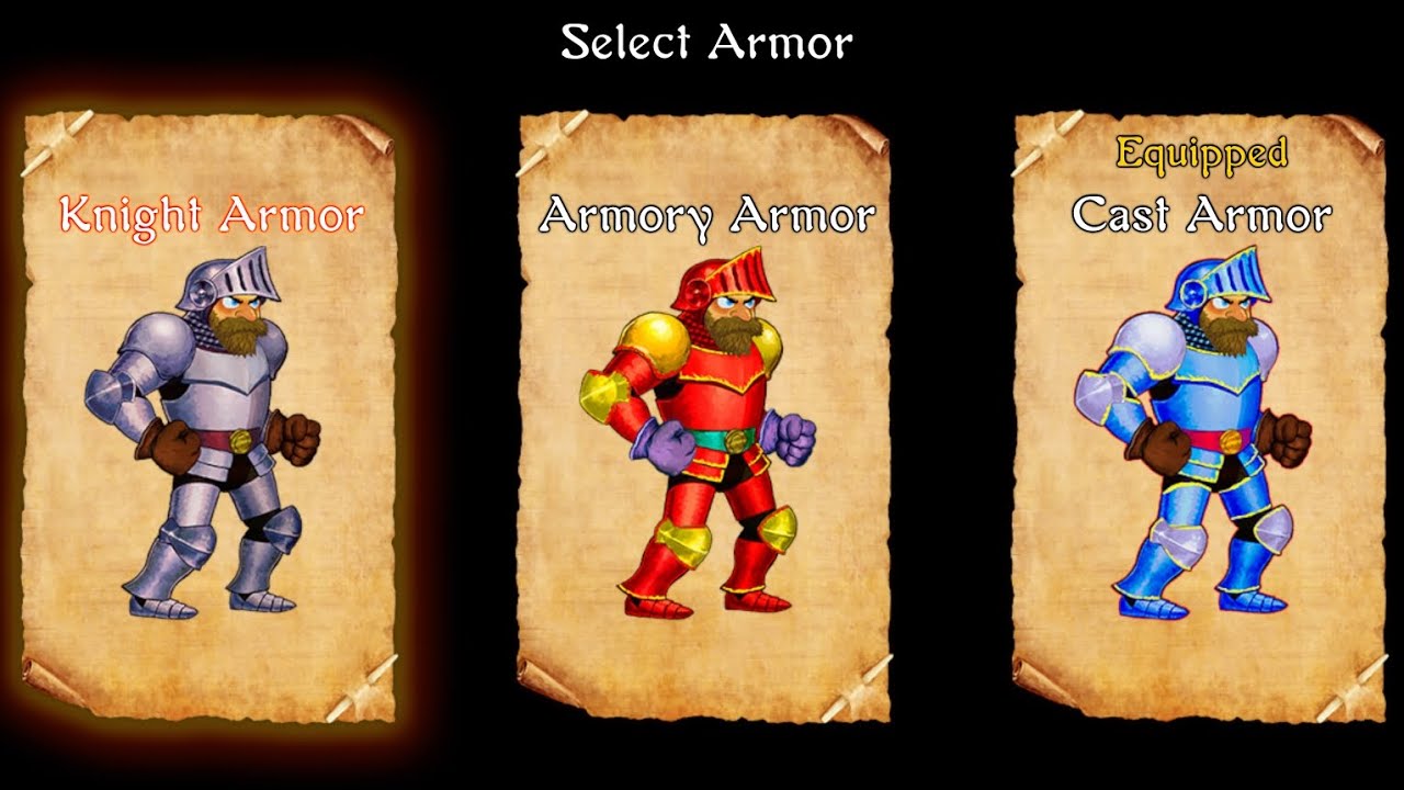 Ghosts & Goblins Resurrection: All the Armors Skins