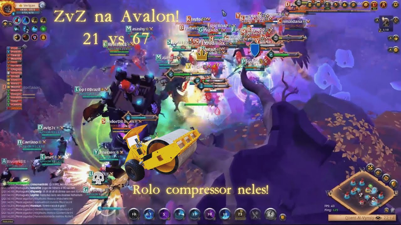 Albion Online | ZvZ nas Estradas Avalonianas!