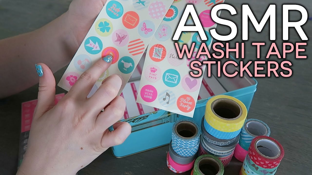 ASMR ❤ Washi tape + stickers | Beautygloss