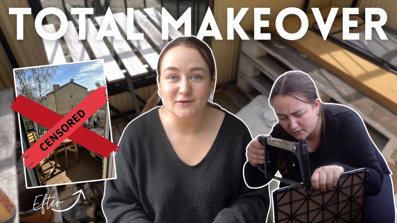 VÅRFIXAR BALKONGEN | FRÅN SOPTIPP TILL SOMMARMYS
