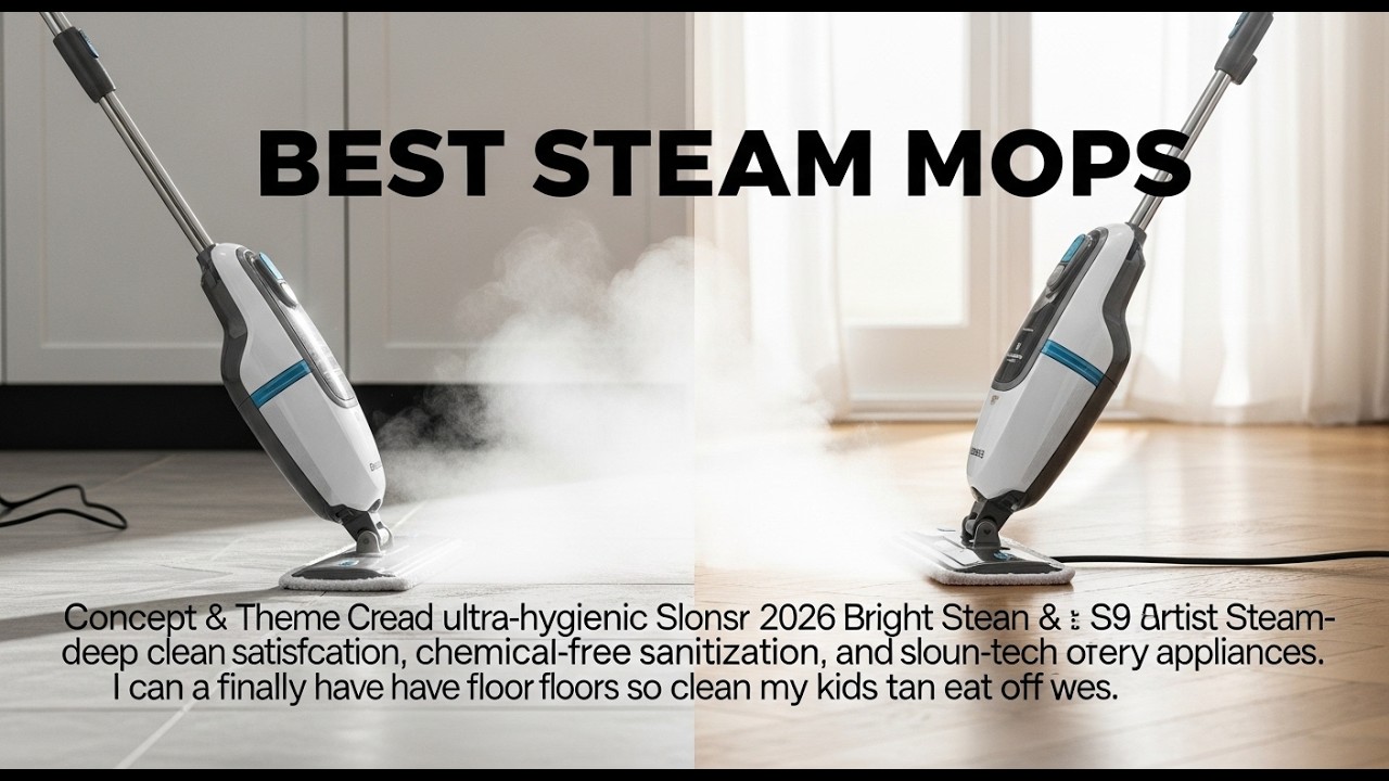 TOP 5 Best Steam  For Mops Your Cleaning Routine Isn’t Complete Without THIS 🧼✨