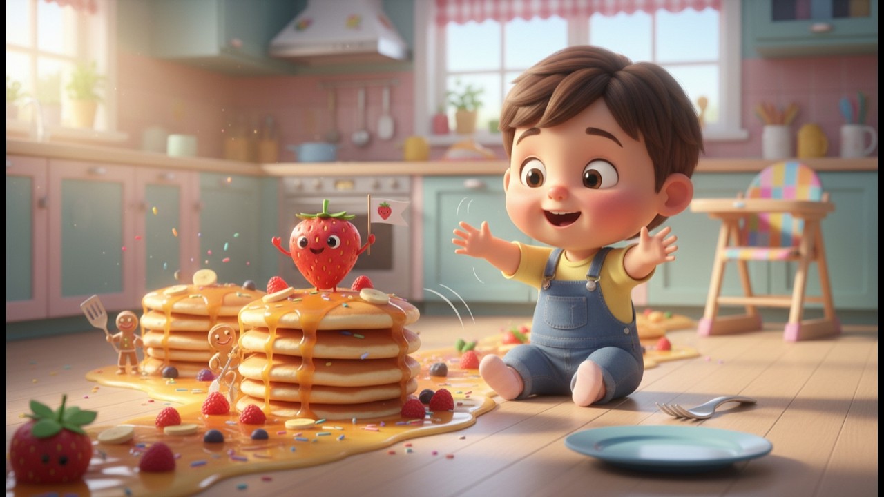 The Pancake Parade | Fun Educational Kids Songs | Food & Morning Routine Nursery Rhymes for Toddlers