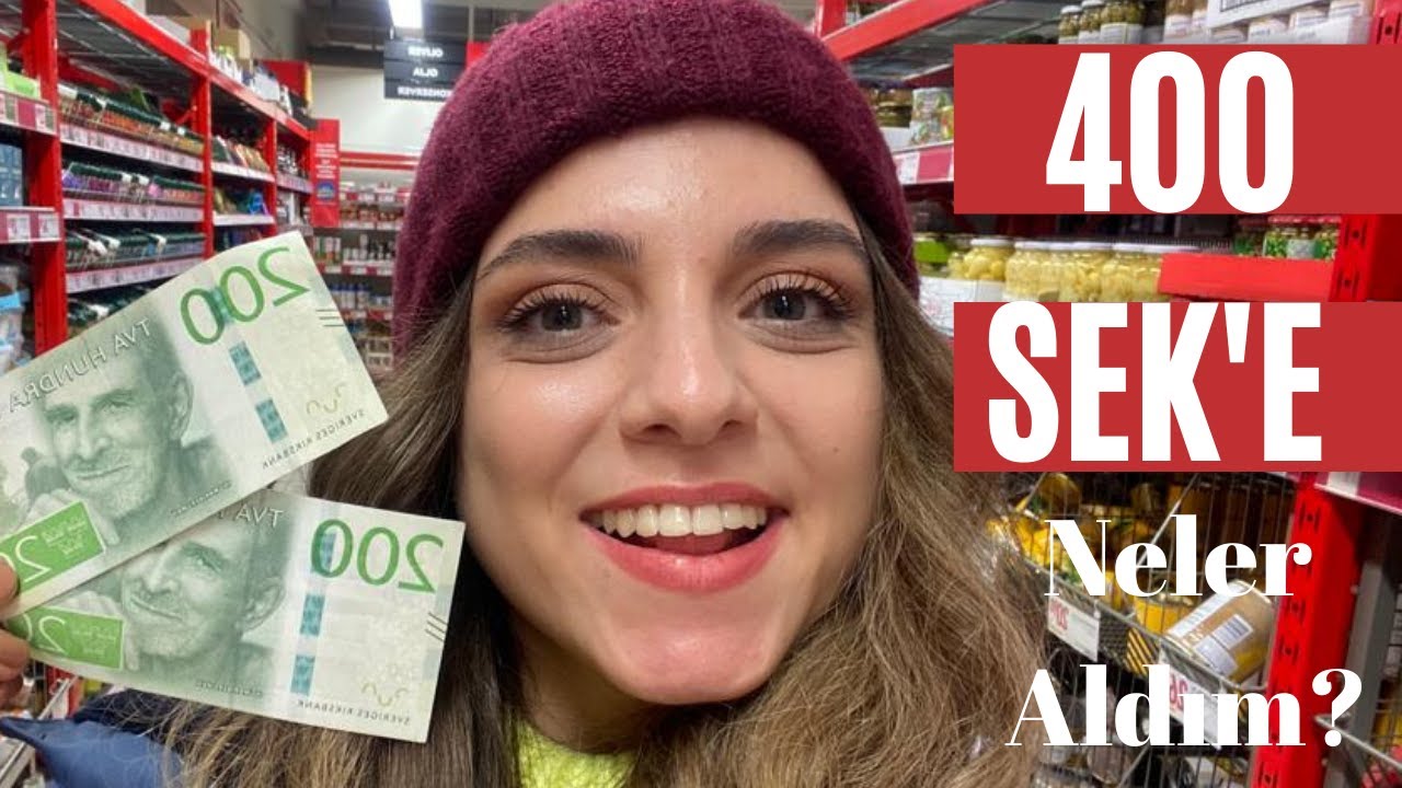 İSVEÇ Market Fiyatları | 400 İsveç Kronu ile neler aldım? | Willys Market