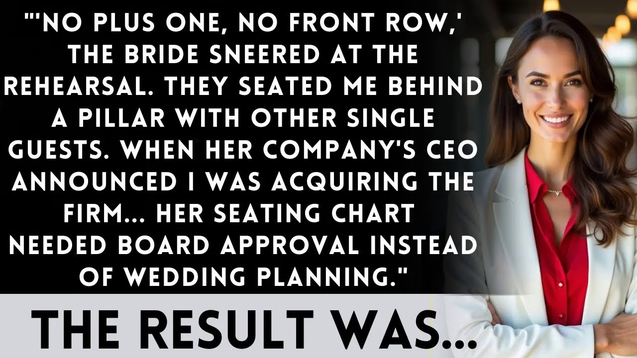 Sister Said 'Singles Sit In Back' At Her Wedding — Until Her CEO Bowed To Me...