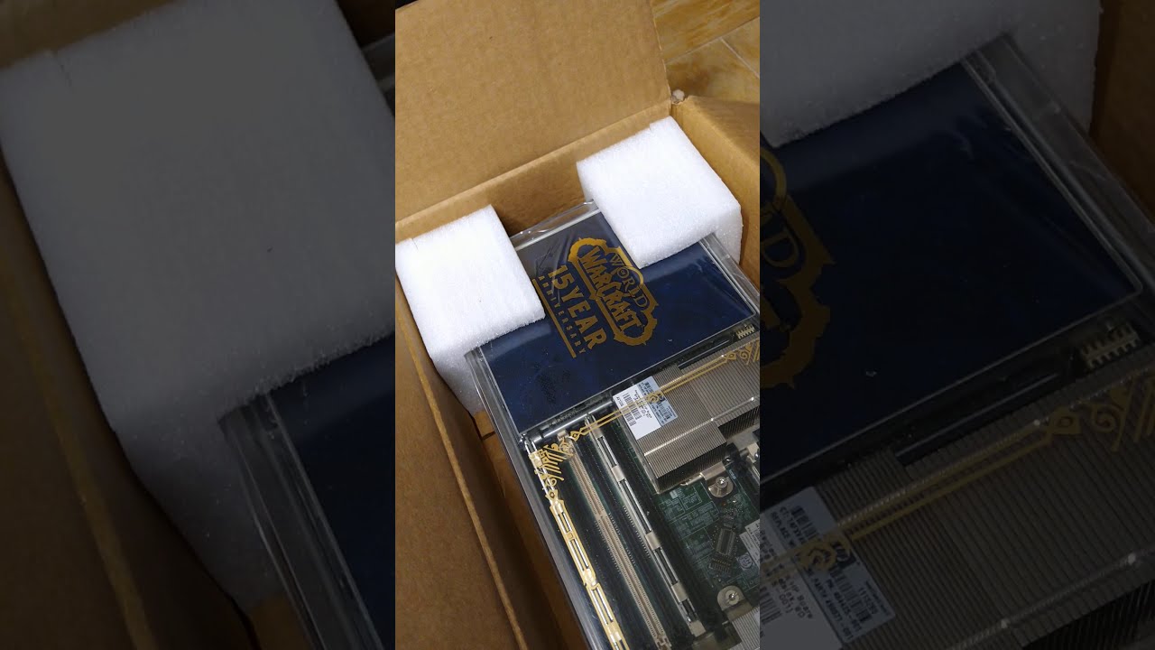World of Warcraft 15th Anniversary Server Blade Unbox