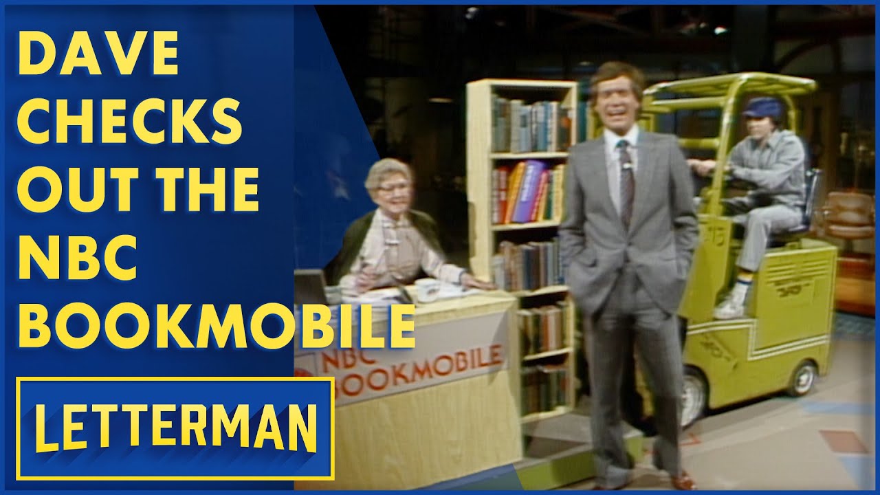 Dave Gets A Visit From The NBC Bookmobile | Letterman