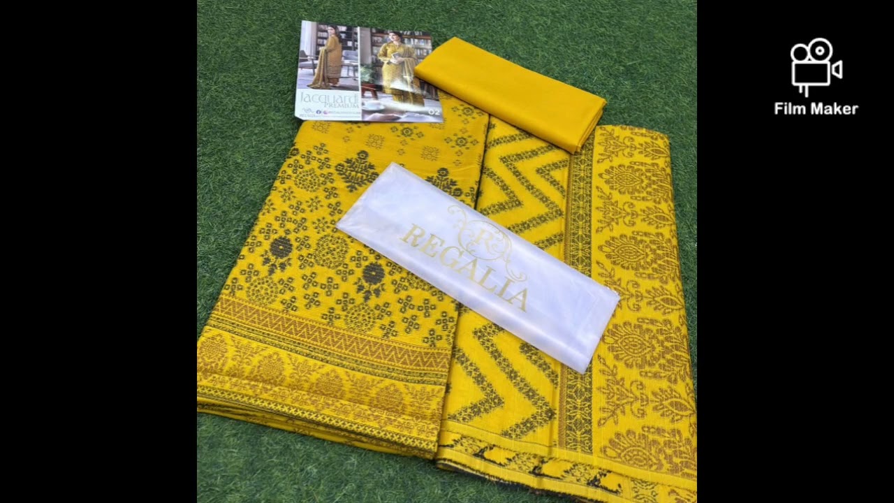 *REGALIA💯ORIGINAL 3PC BANO DORA JACQUARD LAWN COLLECTION NEW 2025* VOL 0️⃣5️⃣*Lot lot lot saleeee👆🏻