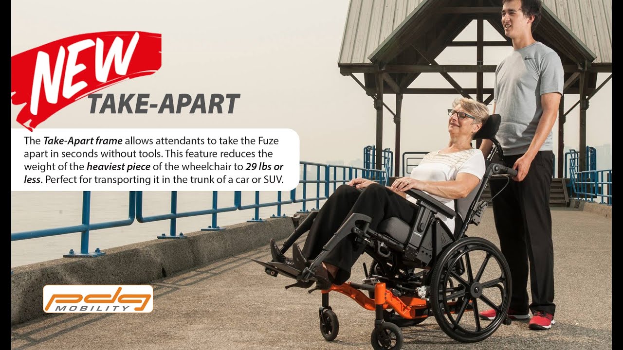PDG T50 Fuze Manual Tilt Wheelchair