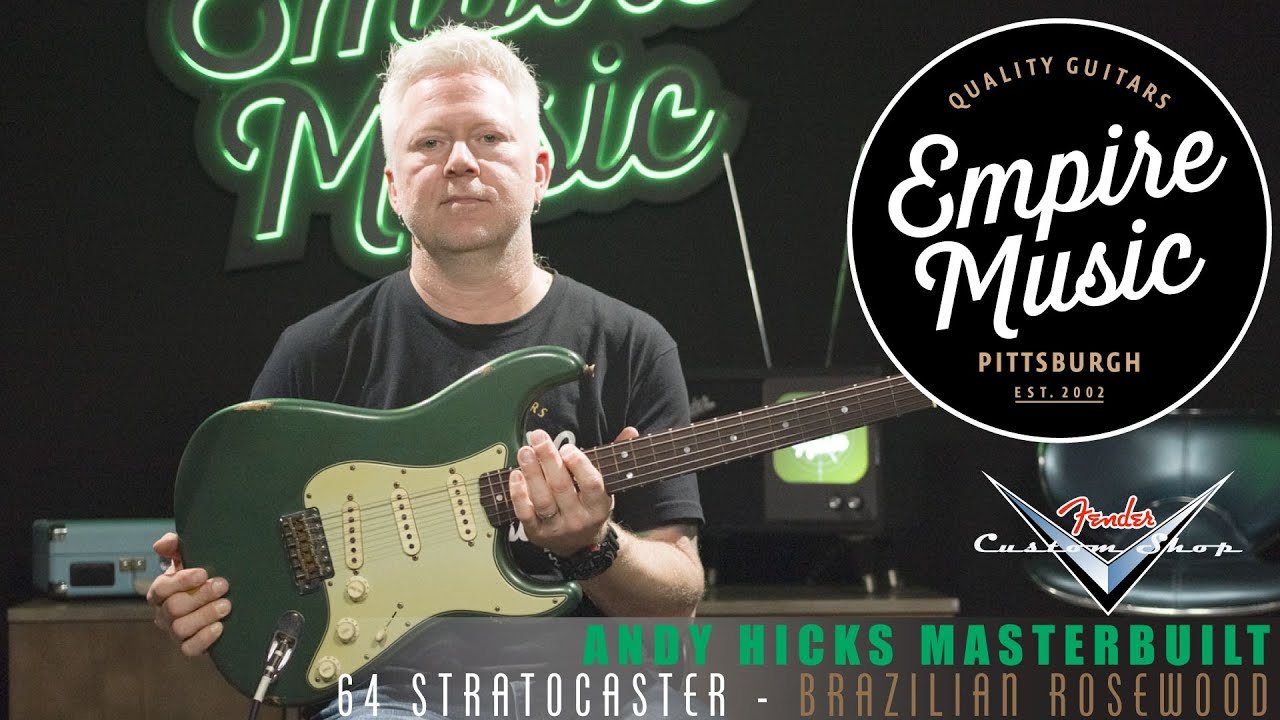 Fender Custom Shop Andy Hicks Masterbuilt 64 Stratocaster - Brazilian Rosewood