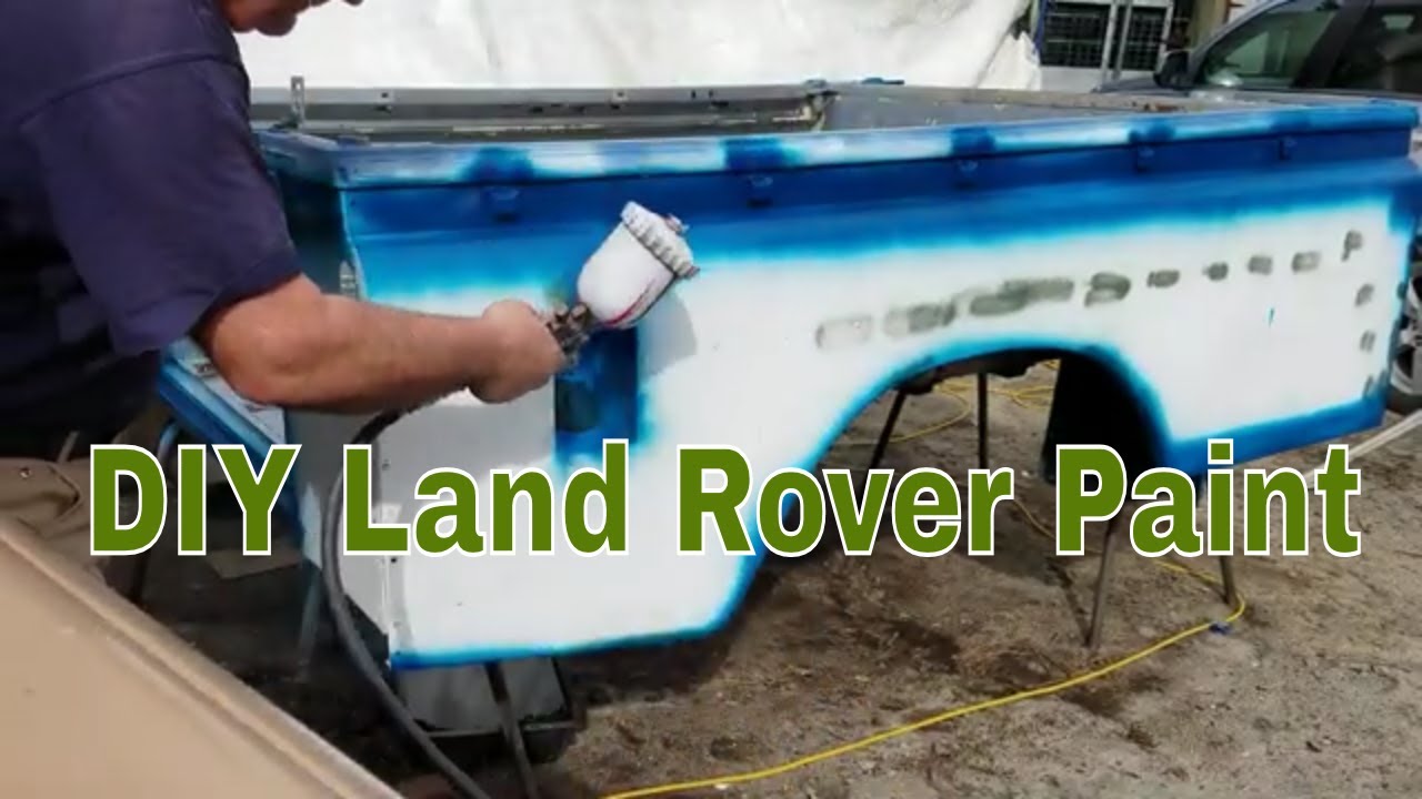 Land Rover 109 Restoration Painting The Body Tub