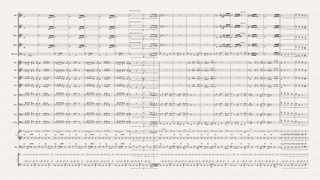 PAUL WILBUR SHOUTS OF JOY (Medley) [ Partitura/sheet music p/ Big Band ] 👇PARTITURA PDF👇
