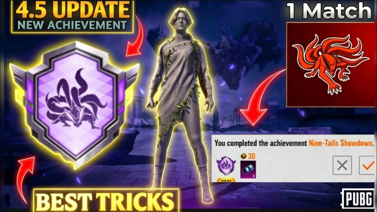 How to Complete (Nine-Tails Showdown) Achievement in PUBG 4.5 UPDATE (Fast & Easy)