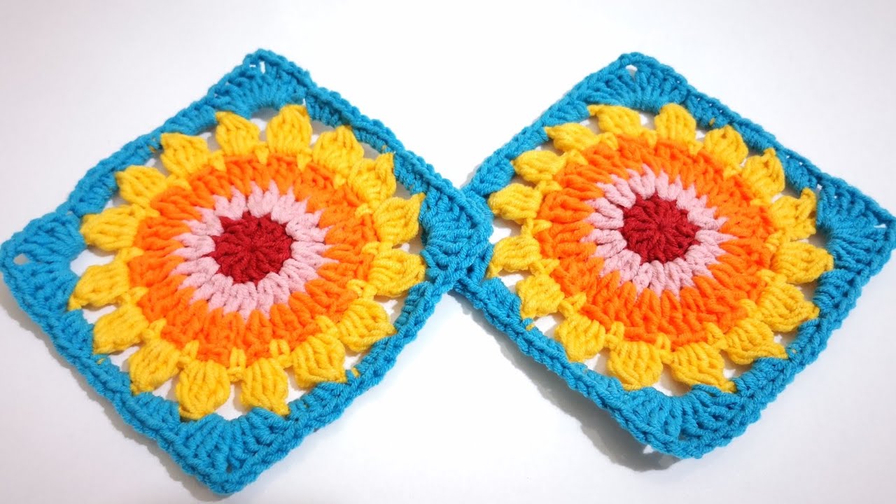 Kare Hırka / Yelek / Bluz Motifi Yapımı (motif 35)