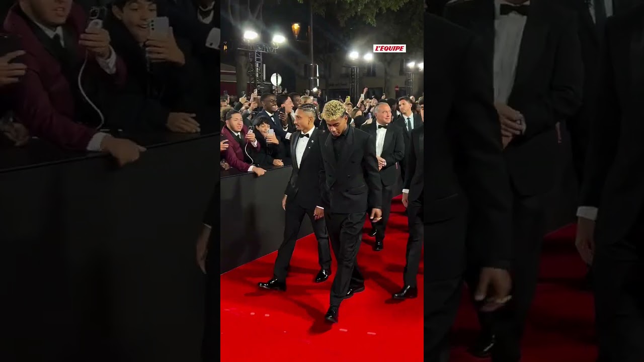 Le FC Barcelone en place sur le tapis rouge #ballondor #football #fcbarcelona