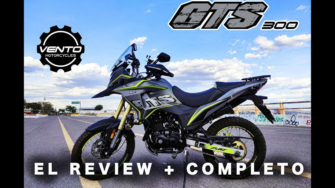 VENTO GTS 300 REVIEW COMPLETO, prueba en terraceria, pista y luces.