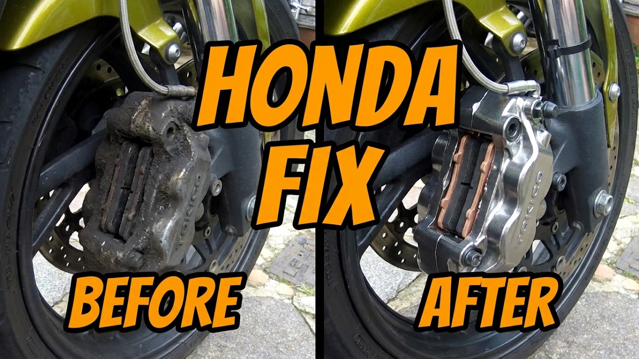 Honda CB1000R Brake Pad replacement and Caliper Maintenance