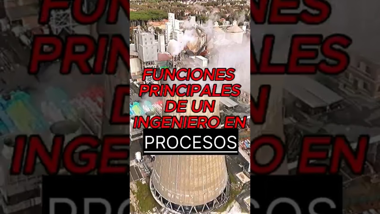 &iquest;Cu&aacute;l es la funcion de un Ingeniero de Procesos? #ingenieria #industrial #procesos #manufactura