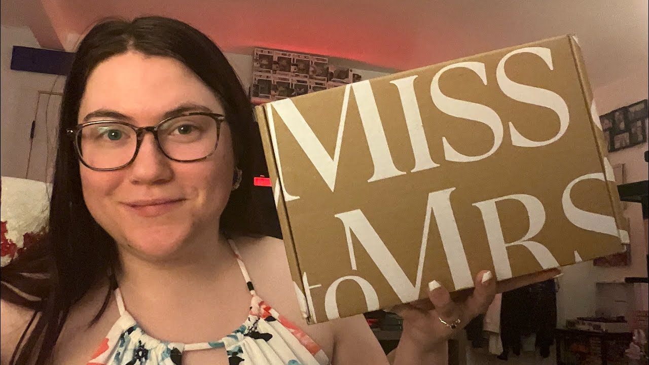 ASMR Opening Miss to Mrs Bridal Box: Keep Calm & Plan On