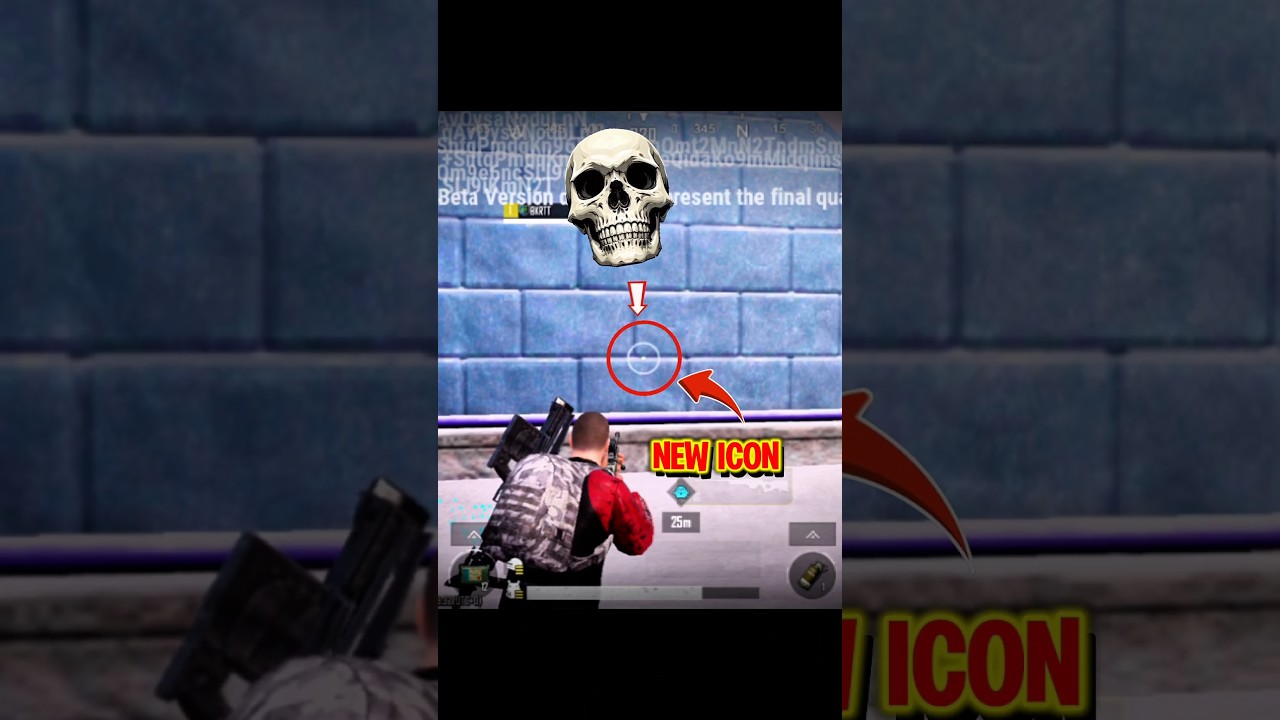 New Crosshair ( Aim icon ) 💀☠️ #pubg #pubgm #pubgmobile #sehar