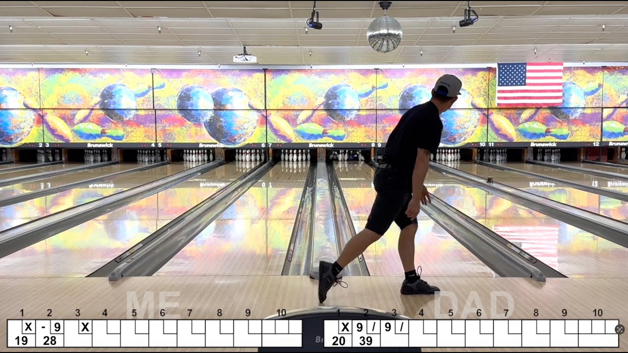 Bowling vs. Dad - REMATCH x4 (Best Pinfall In 3 Games Wins)