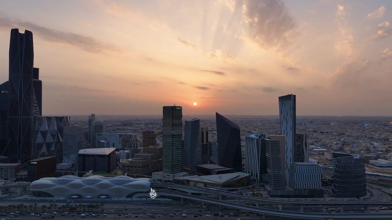 تصوير جوي مترو الرياض drone shots Riyadh